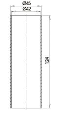 Pahar manson (tip - jumatate)